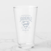 Supergirl besser als je zuvor Retro Graphic Glas (Rückseite)
