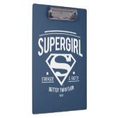 Supergirl besser als je zuvor Retro Graphic Klemmbrett (Rechts)