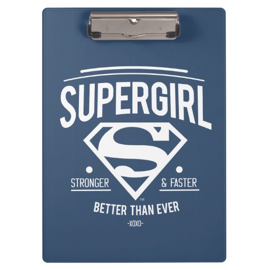 Supergirl besser als je zuvor Retro Graphic Klemmbrett (Vorderseite)