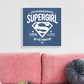 Supergirl besser als je zuvor Retro Graphic Leinwanddruck (Insitu (Wohnzimmer))