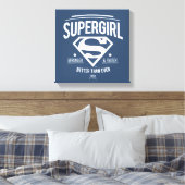 Supergirl besser als je zuvor Retro Graphic Leinwanddruck (Insitu (Schlafzimmer))
