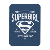 Supergirl besser als je zuvor Retro Graphic Magnet (Vertikal)