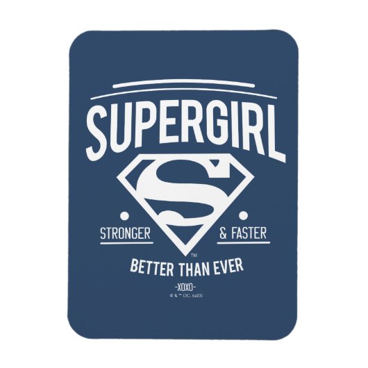 Supergirl besser als je zuvor Retro Graphic Magnet (Vertikal)