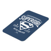 Supergirl besser als je zuvor Retro Graphic Magnet (Linke Seite)