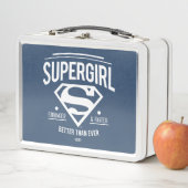 Supergirl besser als je zuvor Retro Graphic Metall Brotdose (Beispiel)