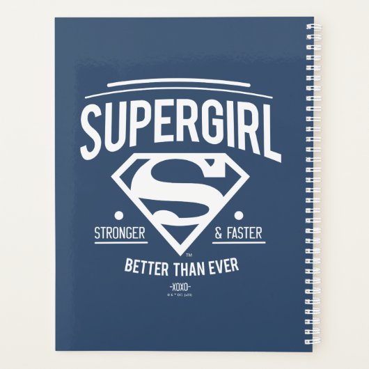 Supergirl besser als je zuvor Retro Graphic Planer (Rückseite)