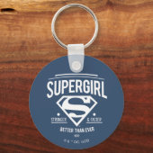 Supergirl besser als je zuvor Retro Graphic Schlüsselanhänger (Vorderseite)