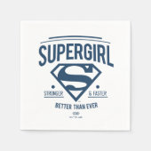 Supergirl besser als je zuvor Retro Graphic Serviette (Vorderseite)