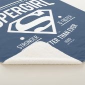Supergirl besser als je zuvor Retro Graphic Sherpadecke (3/4)