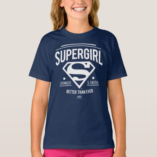 Supergirl besser als je zuvor Retro Graphic T-Shirt (Vorderseite)