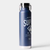 Supergirl besser als je zuvor Retro Graphic Trinkflasche (Vorne)
