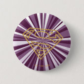 Supergirl bestickt S-Shield Button (Vorderseite)