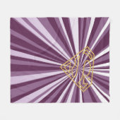 Supergirl bestickt S-Shield Fleecedecke (Vorderseite (Horizontal))