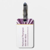 Supergirl bestickt S-Shield Gepäckanhänger (Rückseite vertikal)