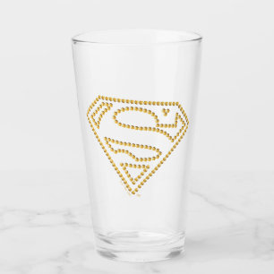 Supergirl bestickt S-Shield Glas