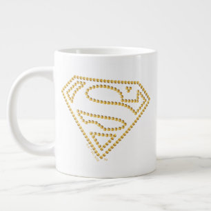 Supergirl bestickt S-Shield Jumbo-Tasse