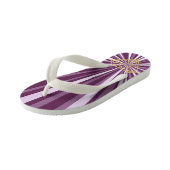 Supergirl bestickt S-Shield Kinderbadesandalen (Schrägansicht)