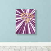 Supergirl bestickt S-Shield Leinwanddruck (Insitu (Holzboden))