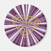 Supergirl bestickt S-Shield Magnet (Vorne)