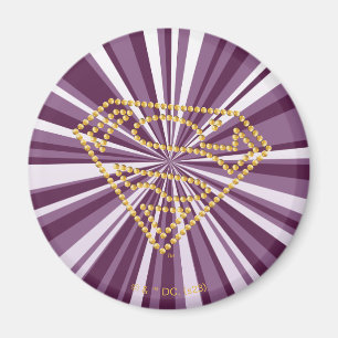 Supergirl bestickt S-Shield Magnet