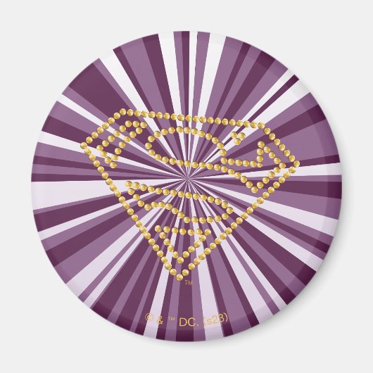 Supergirl bestickt S-Shield Magnet (Vorne)