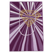 Supergirl bestickt S-Shield Mittlere Geschenktüte (Rückseite)