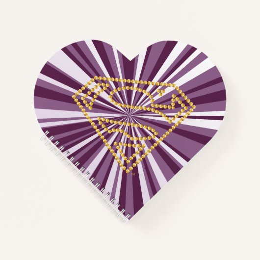 Supergirl bestickt S-Shield Notizblock (Vorderseite)