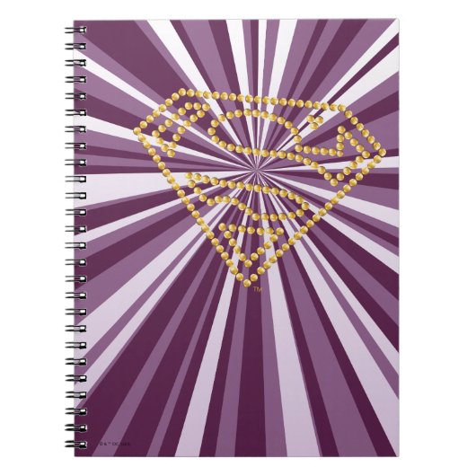 Supergirl bestickt S-Shield Notizblock (Vorderseite)