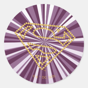 Supergirl bestickt S-Shield Runder Aufkleber