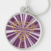 Supergirl bestickt S-Shield Schlüsselanhänger (Vorne)