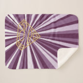 Supergirl bestickt S-Shield Sherpadecke (Vorderseite (Horizontal))