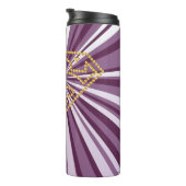 Supergirl bestickt S-Shield Thermosbecher (Nach rechts gedreht)