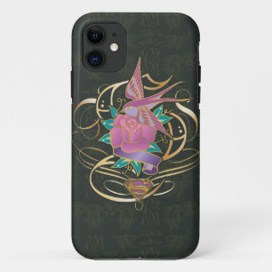 Supergirl Bird und Blume Case-Mate iPhone Hülle