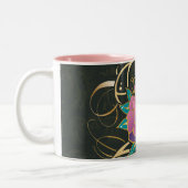 Supergirl Bird und Blume Zweifarbige Tasse (Links)