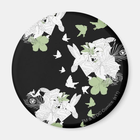 Supergirl Birds and Feathers Magnet (Vorne)