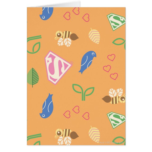 Supergirl Birds & Bees Orange (Vorne)