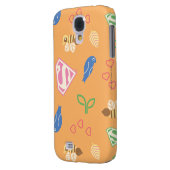 Supergirl Birds & Bees Orange Case-Mate Samsung Galaxy Hülle (Rückseite Links)