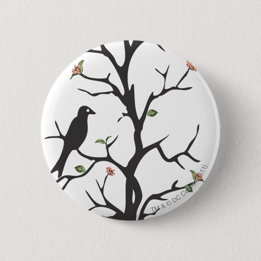 Supergirl Birds in the Tree Button (Vorderseite)