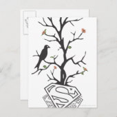 Supergirl Birds in the Tree Postkarte (Vorne/Hinten)