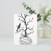 Supergirl Birds in the Tree Postkarte (Stehend Vorderseite)