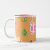 Supergirl Birds & the Bees Orange Zweifarbige Tasse (Links)