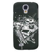 Supergirl Black and White Case-Mate Samsung Galaxy Hülle (Rückseite)
