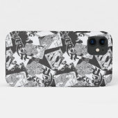 Supergirl Black and White Collage 2 Case-Mate iPhone Hülle (Rückseite (Horizontal))