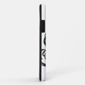 Supergirl Black and White Zeichn 2 Case-Mate iPhone Hülle (Hinten/Rechts)