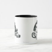 Supergirl Black and White Zeichn 2 Tasse (Zentrum)
