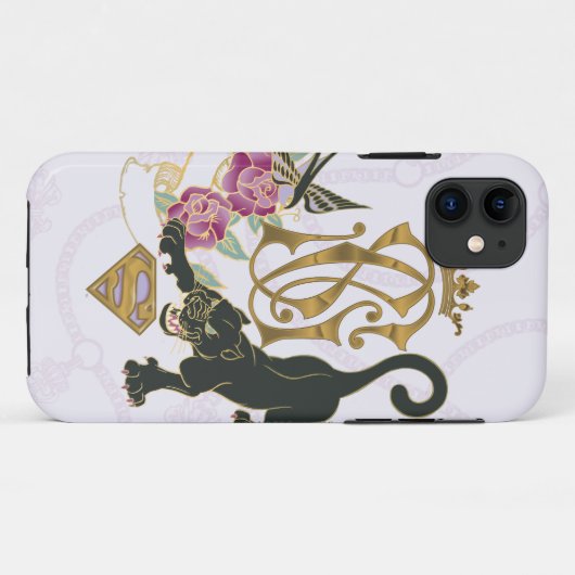 Supergirl Black Panther Case-Mate iPhone Hülle (Rückseite (Horizontal))