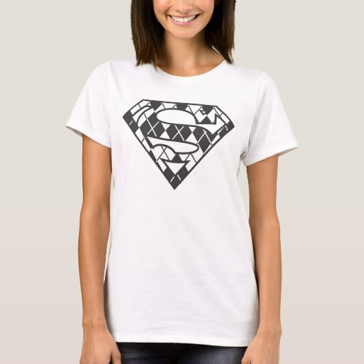 Supergirl Black Raute Logo T-Shirt (Vorderseite)