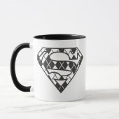 Supergirl Black Raute Logo Tasse (Links)
