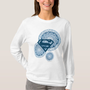 Supergirl Blue Circle Design T-Shirt