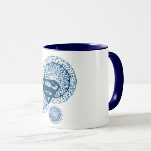 Supergirl Blue Circle Design Tasse (VorderseiteRechts)